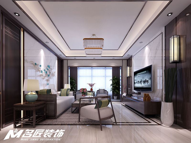 佛山市保利閱江臺(tái)歐式風(fēng)格三居室裝修案例