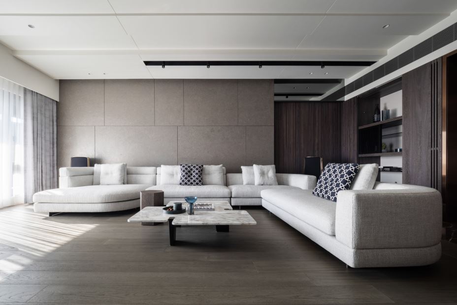 江門市江海碧桂園現代簡約風格三居室裝修案例