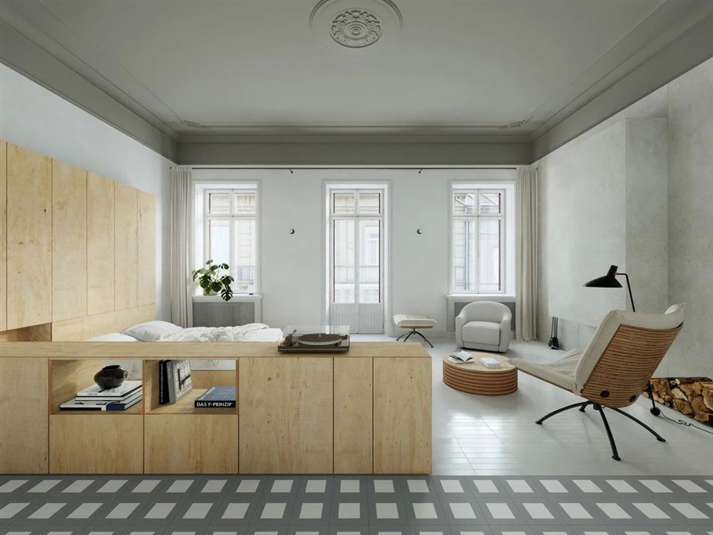 廣州市合景臻頤府現代簡約風格二居室裝修案例