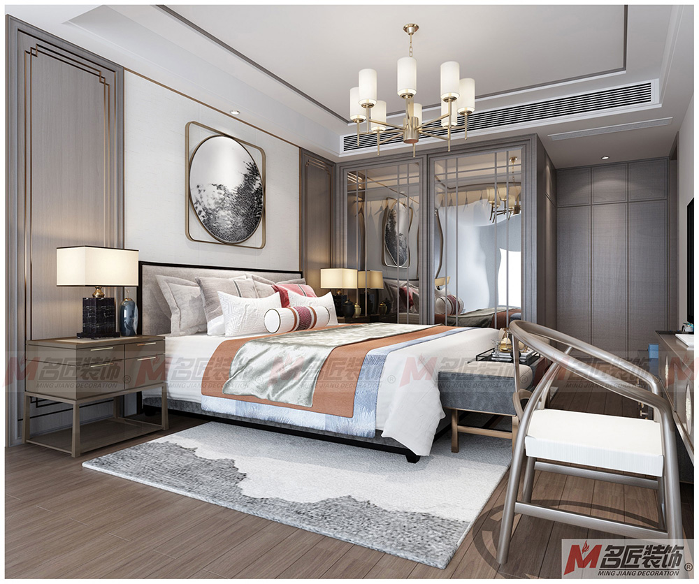 現代前衛風格室內裝修效果圖-金色海岸三居132平米-臥室 現代前衛風格室內裝修效果圖-金色海岸三居132平米-臥室