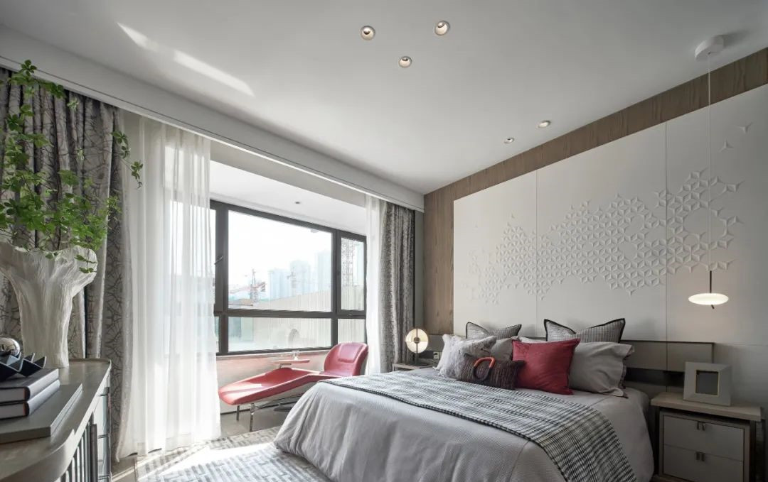 現代簡約風格室內設計家裝案例-臥室 現代簡約風格室內設計家裝案例-臥室