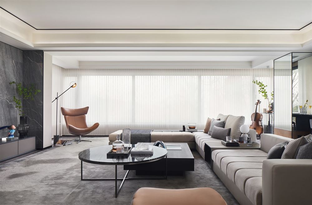 江門市十里方圓新中式風格四居室裝修案例