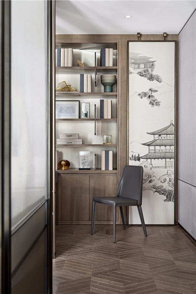 新中式風格室內設計家裝案例-書房 新中式風格室內設計家裝案例-書房