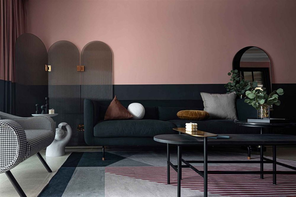 江門(mén)市世茂碧海銀湖輕奢風(fēng)格三居室裝修案例