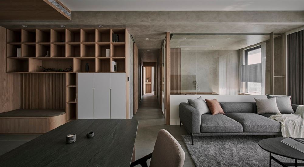 江門市文昌花園現代簡約風格三居室裝修案例