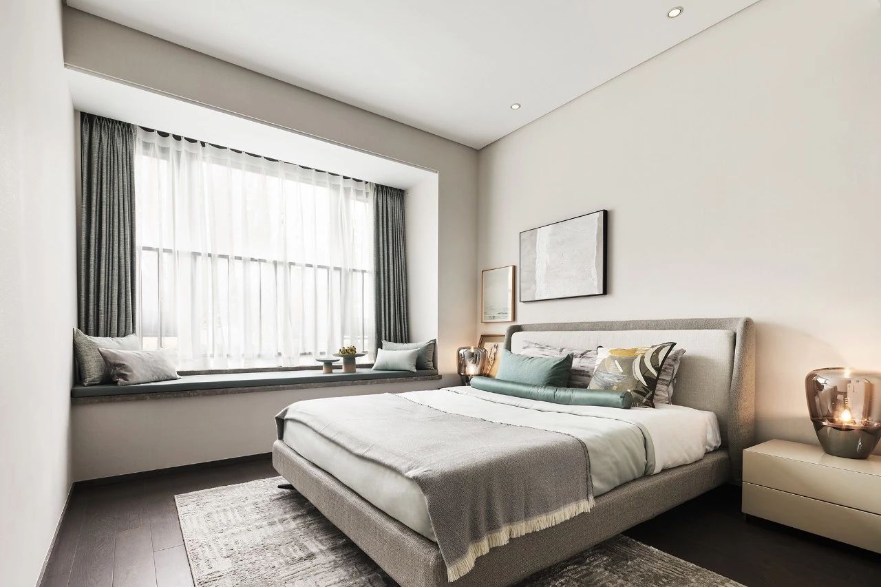 現代輕奢風格室內設計家裝案例-次臥 現代輕奢風格室內設計家裝案例-次臥