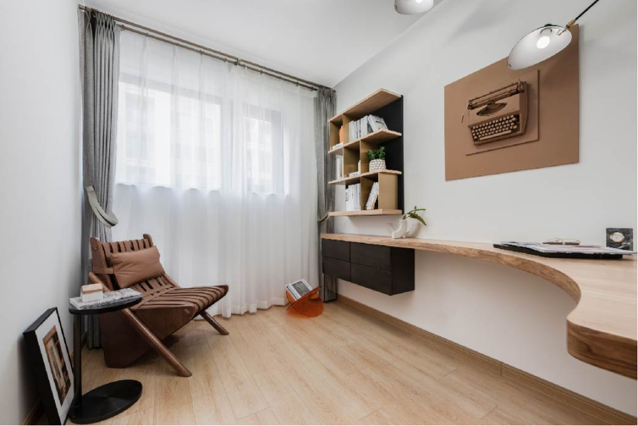 現代簡約風格室內家裝案例效果圖-書房 現代簡約風格室內家裝案例效果圖-書房