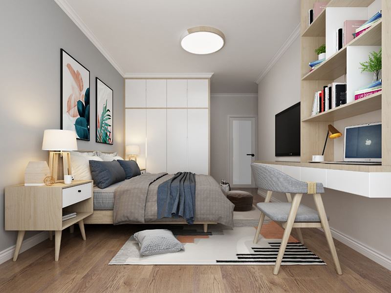 佛山市招商曦岸現(xiàn)代簡(jiǎn)約風(fēng)格三居室裝修案例