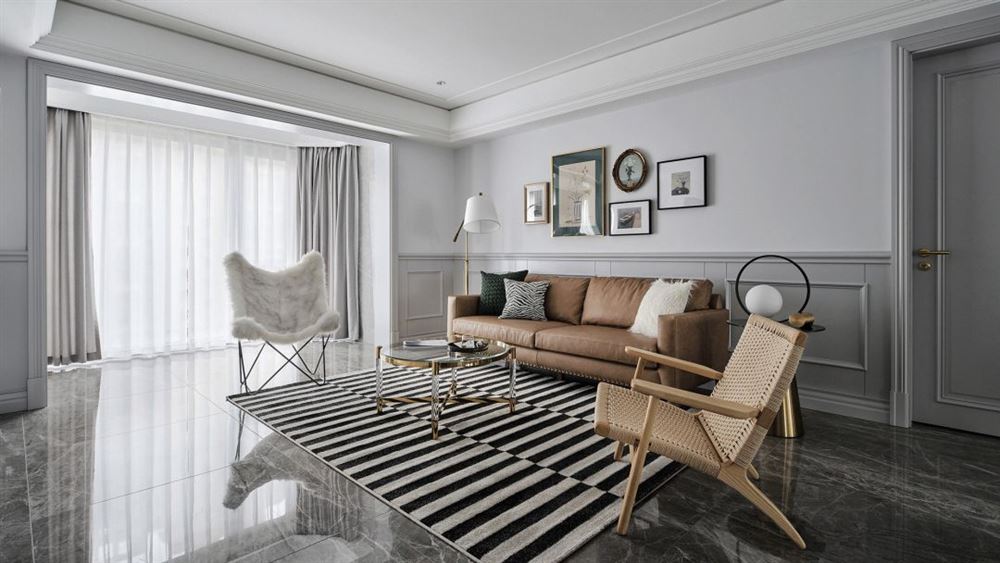 佛山市保利中央公園現(xiàn)代簡約風(fēng)格四居室裝修案例