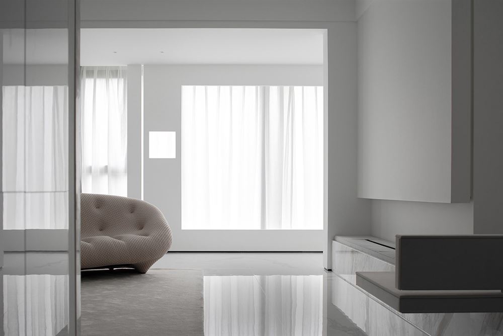 廣州市凱德山海連城現代簡約風格三居室裝修案例