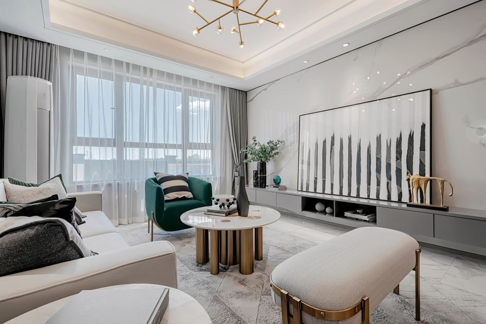 佛山市招商城市主場北歐風格三居室裝修案例