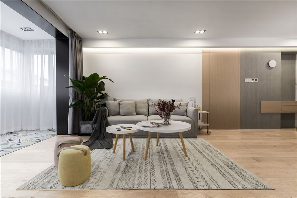 佛山市保利維塔北歐風(fēng)格四居室裝修案例