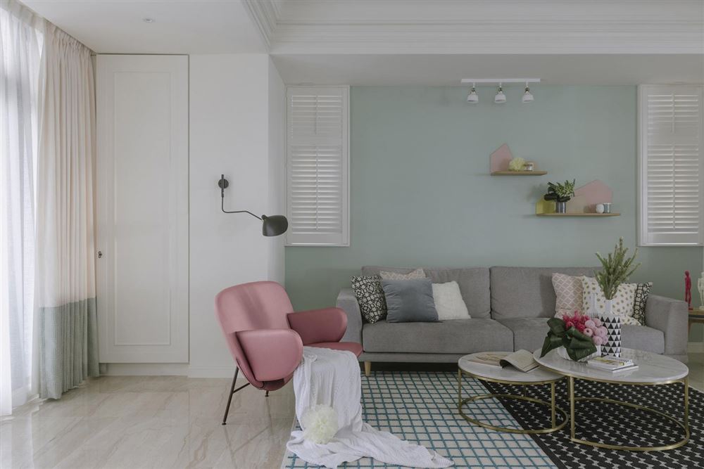 佛山市高明鈞明城北歐風格三居室裝修案例