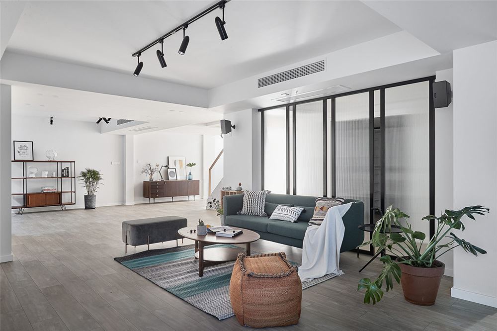 南寧市文化大院北歐風格別墅裝修案例