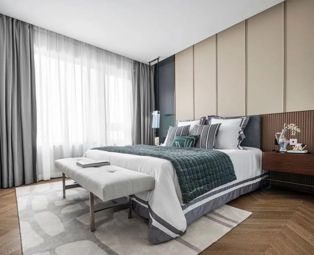 現代簡約風格室內設計家裝案例-臥室 現代簡約風格室內設計家裝案例-臥室