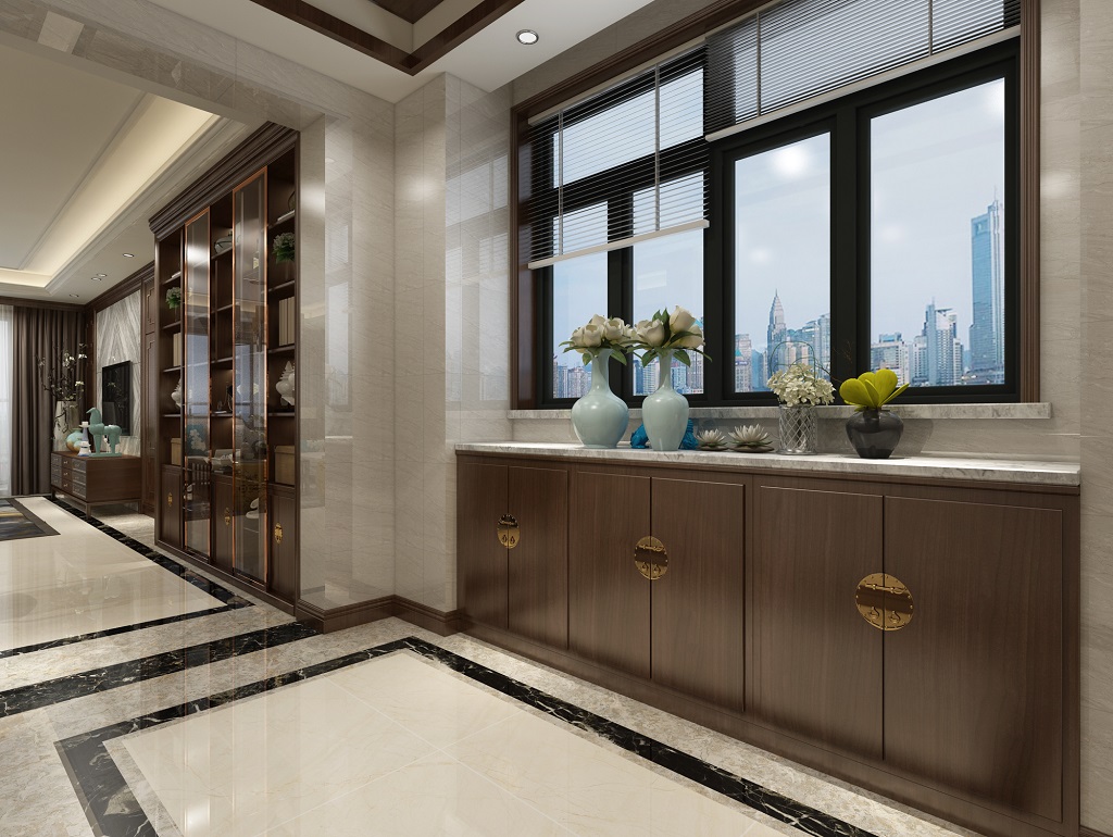 茂名市茂豐花園歐式風格三居室裝修案例