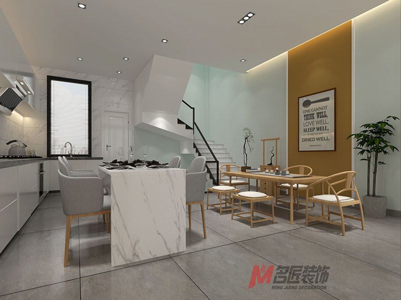 臺(tái)州市半島名苑北歐風(fēng)格別墅裝修案例