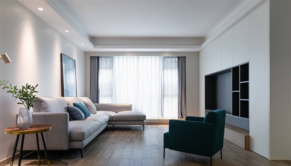 深圳市和昌&middot;拾里花都現代簡約風格三居室裝修案例