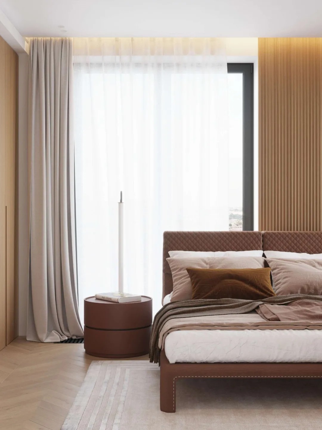 現(xiàn)代簡約風格家裝設(shè)計室內(nèi)裝修效果圖-主臥 現(xiàn)代簡約風格家裝設(shè)計室內(nèi)裝修效果圖-主臥