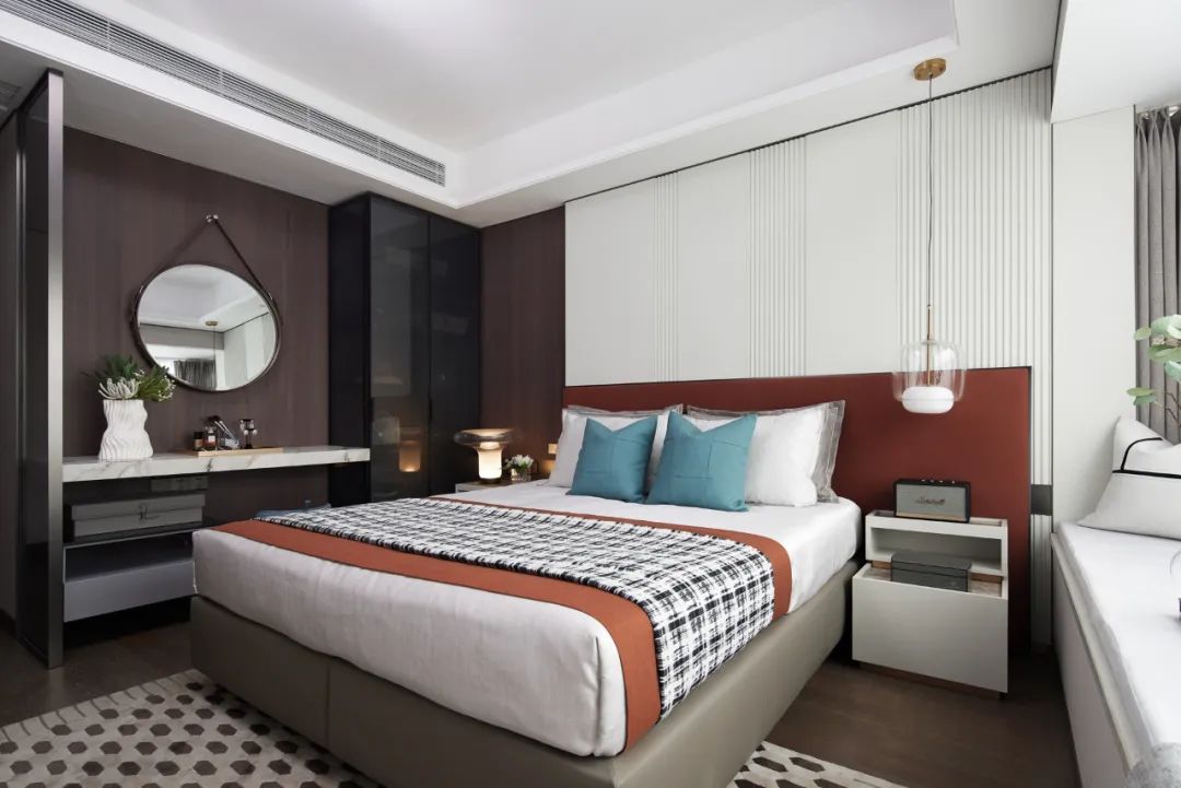 現代輕奢風格室內設計家裝案例-臥室 現代輕奢風格室內設計家裝案例-臥室