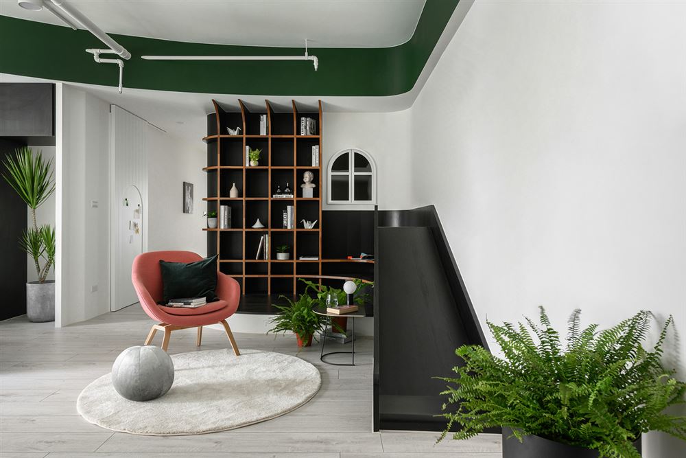 江門市翠景園歐式風格三居室裝修案例