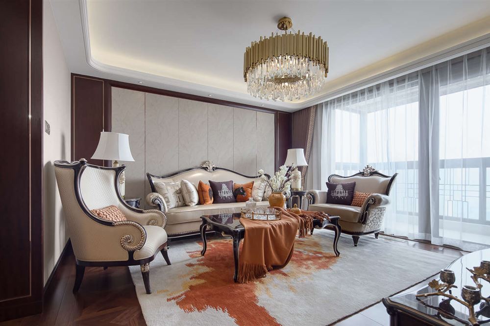 廣州市錦繡香江歐式風(fēng)格四居室裝修案例