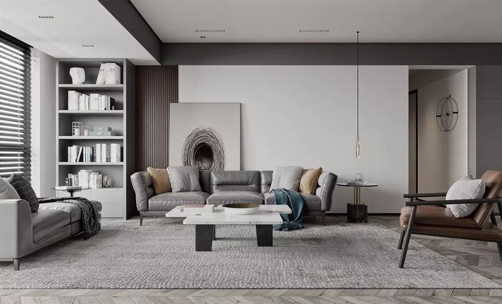 佛山市佛奧灣現(xiàn)代簡約風(fēng)格三居室裝修案例