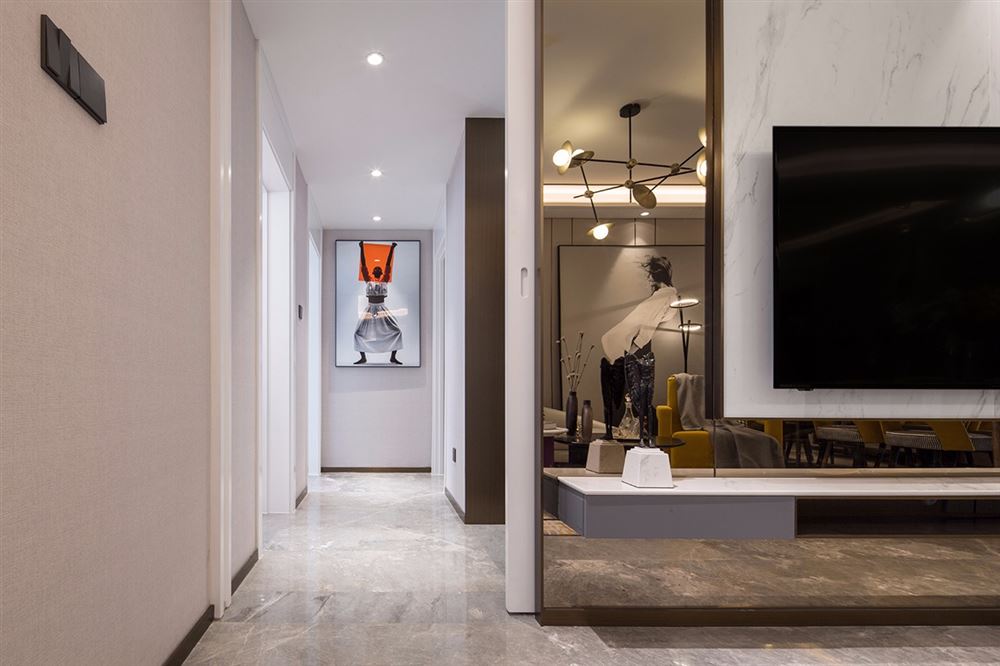 湛江市申藍寶邸北歐風(fēng)格三居室裝修案例