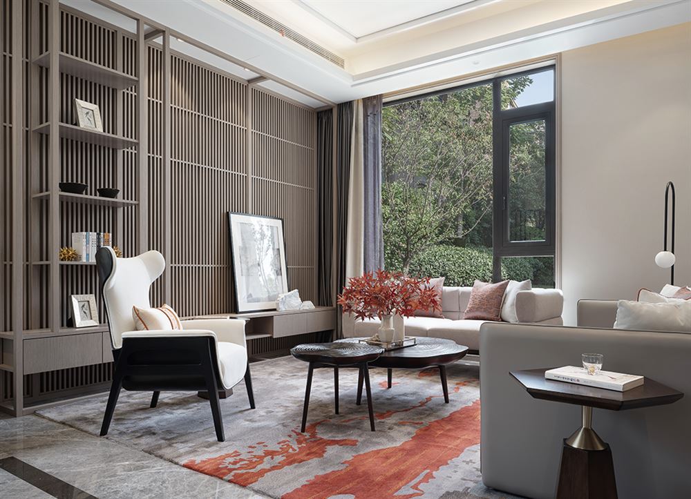 佛山市越秀星匯瀚府新中式風格別墅裝修案例