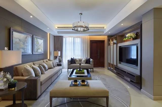 佛山市越秀星匯瀚府新中式風格四居室裝修案例