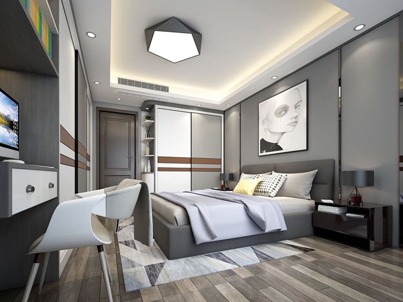 佛山市碧桂園智慧慢城現(xiàn)代簡約風格三居室裝修案例