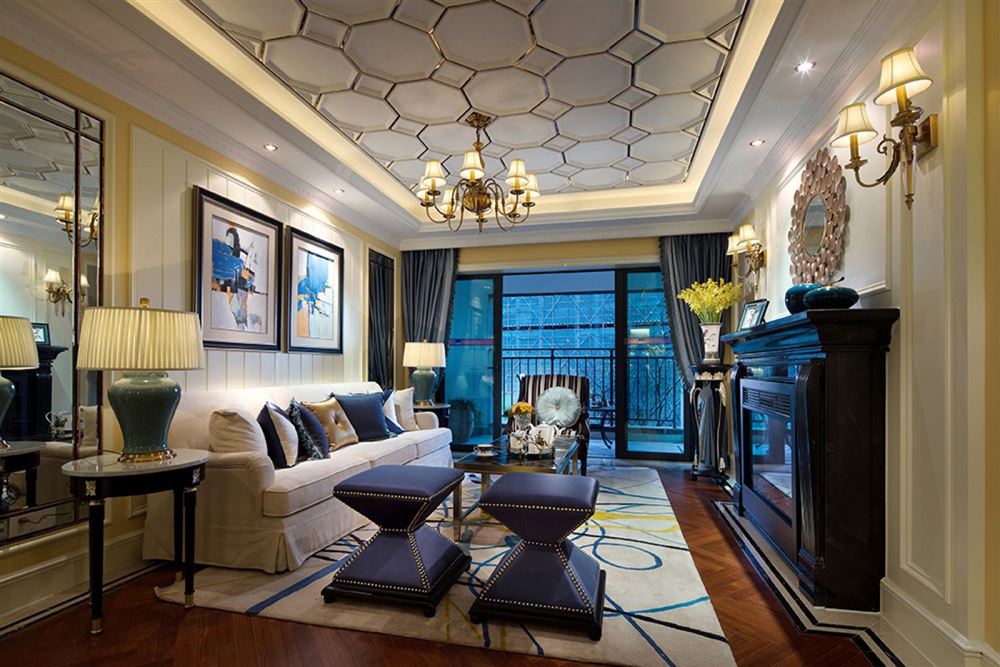 佛山市君御海城歐式風(fēng)格三居室裝修案例