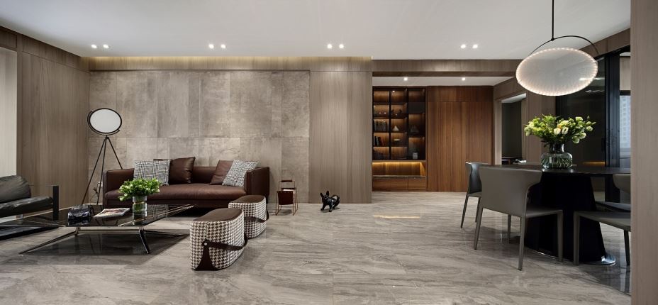 江門市星海灣華庭現代簡約風格三居室裝修案例