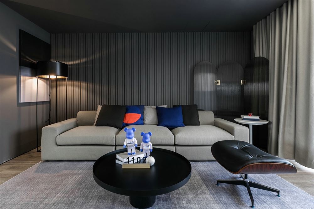 江門市珠江國際新城現代簡約風格三居室裝修案例