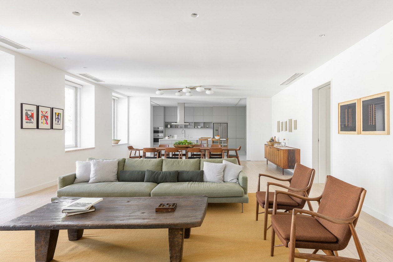 簡約純白風格室內設計家裝案例-客餐廳 簡約純白風格室內設計家裝案例-客餐廳