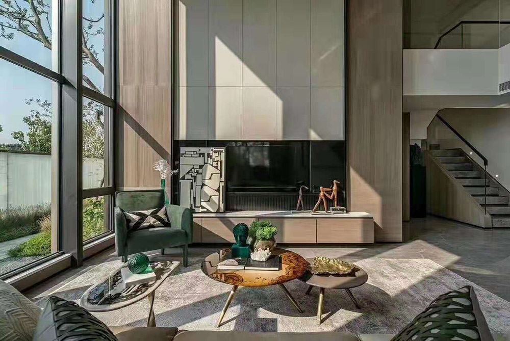 佛山市旭輝恒基鉑仕灣現(xiàn)代簡約風(fēng)格四居室裝修案例