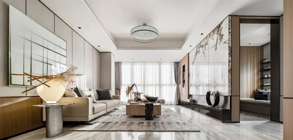佛山市旭輝雅居樂清樾現代簡約風格三居室裝修案例