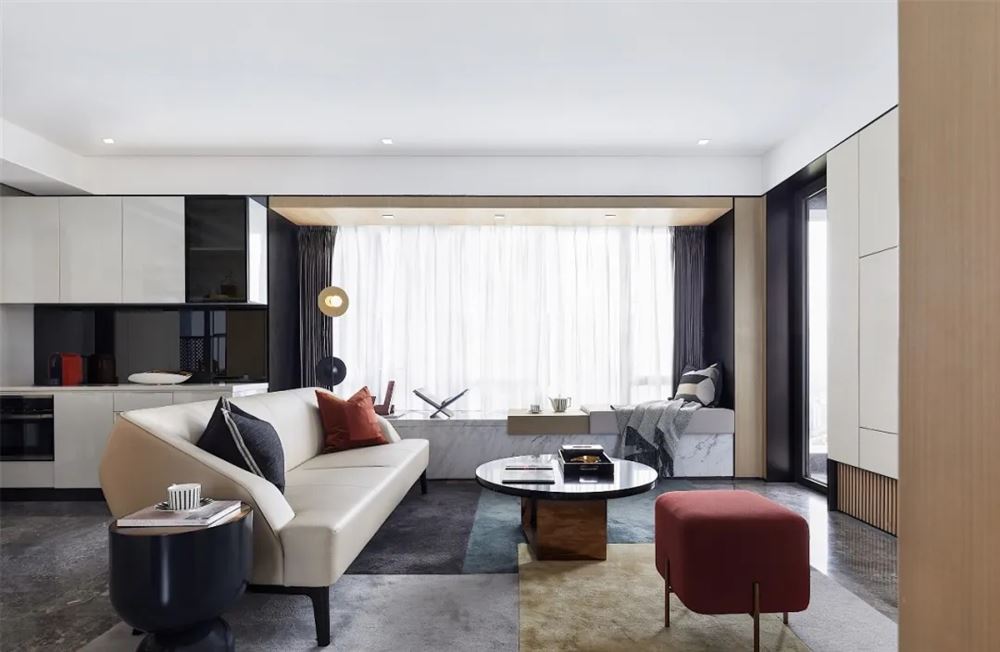 佛山市招商樾園輕奢風(fēng)格四居室裝修案例