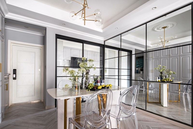 江門市翠湖灣歐式風格三居室裝修案例