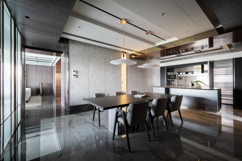 現(xiàn)代簡約風(fēng)格室內(nèi)家裝案例效果圖-餐廳 現(xiàn)代簡約風(fēng)格室內(nèi)家裝案例效果圖-餐廳