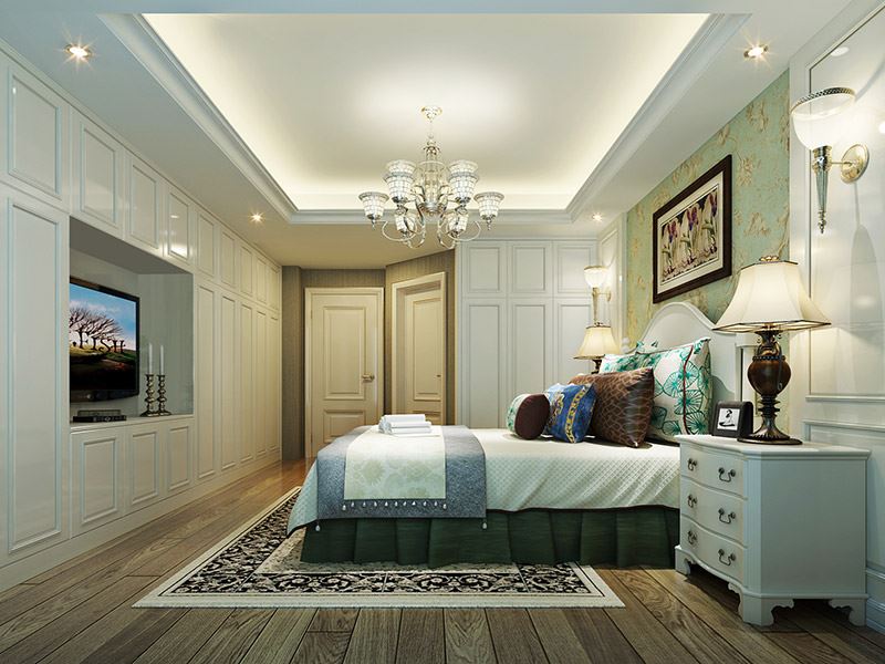 河源市東江首府現代簡約風格三居室裝修案例