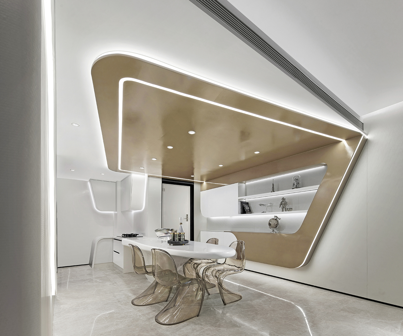 現(xiàn)代簡約風格室內(nèi)設計家裝案例-餐廳 現(xiàn)代簡約風格室內(nèi)設計家裝案例-餐廳