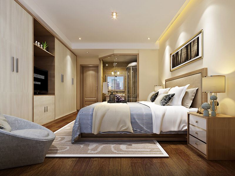 河源市東江灣&middot;名門世家現(xiàn)代簡(jiǎn)約風(fēng)格四居室裝修案例