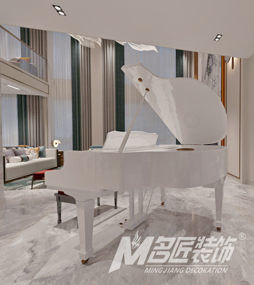 別墅大宅裝修設(shè)計-琴室 別墅大宅裝修設(shè)計-琴室