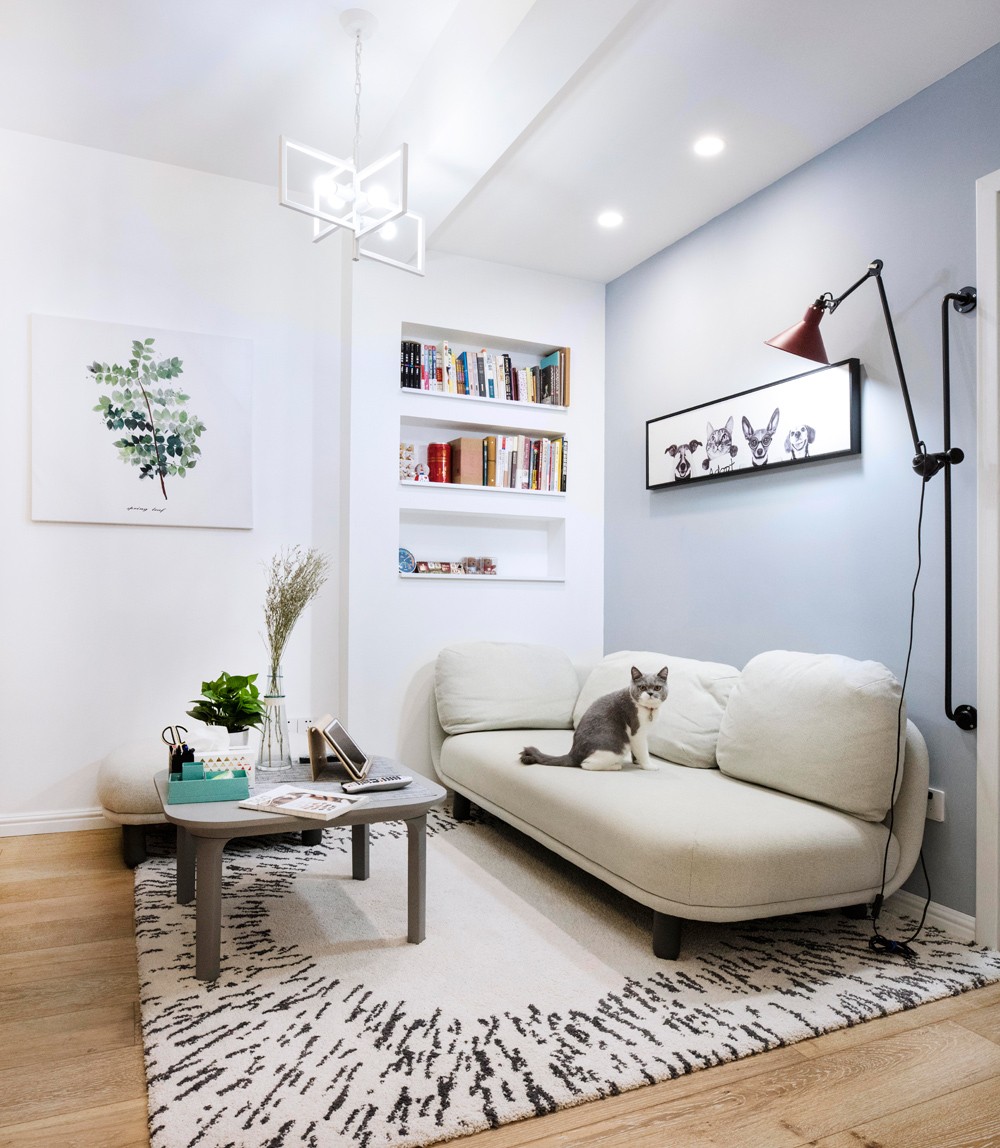 佛山裝修公司北歐風格公寓裝修效果圖-客廳 佛山裝修公司北歐風格公寓裝修效果圖-客廳