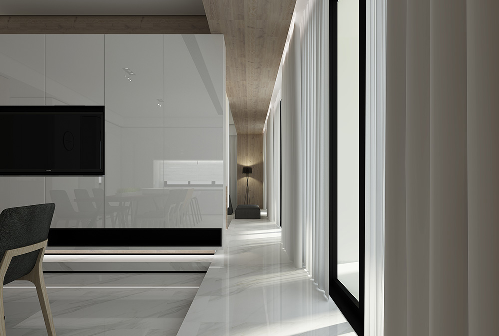 現代極簡風格別墅裝修設計效果圖-迎江"逸"墅·碧桂園-別墅走廊裝修設計 現代極簡風格別墅裝修設計效果圖-迎江"逸"墅·碧桂園-別墅走廊裝修設計