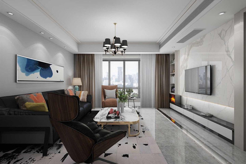 黔西南布依族苗族自治州100平米以下現代前衛風格華邦祥和園家裝設計效果圖