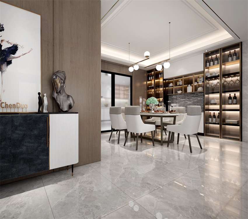 廣州市城投珠江&middot;天河壹品現(xiàn)代簡約風(fēng)格四居室裝修案例