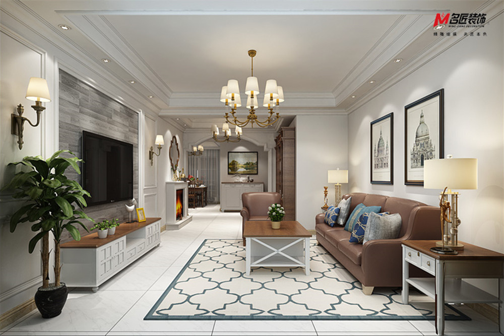 合肥市合肥孔雀城現代簡約風格三居室裝修案例