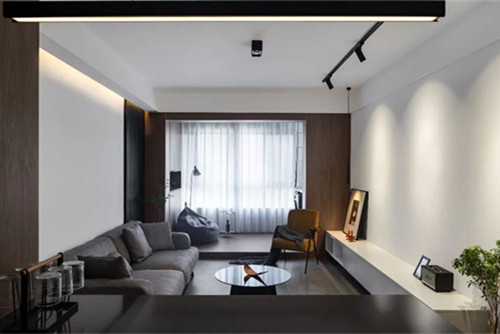 德陽市國稅局家屬區(羅江)現代簡約風格三居室裝修案例